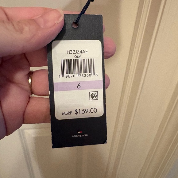 NWT - Tommy Hilfiger Red Houndstooth Women's Blazer - Picture 6 of 6